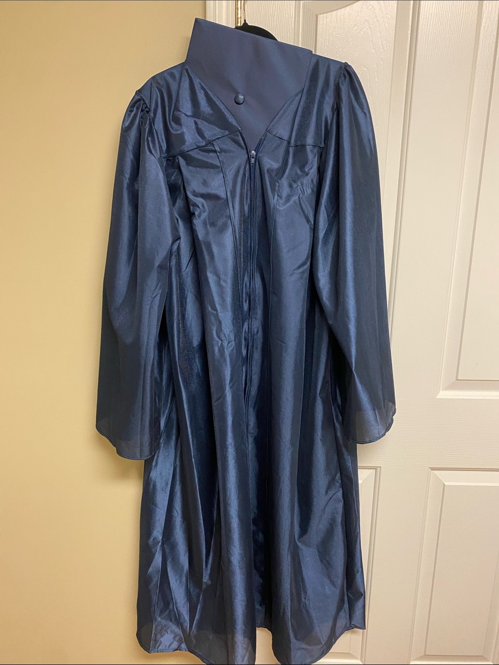 Navy Blue Men or Women's Graduation gown and cap